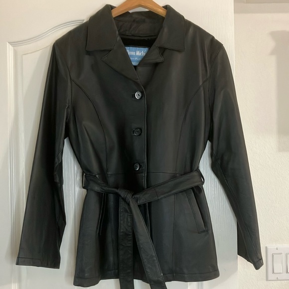 Dona Michi Jackets & Blazers - 🧥Black Leather Jacket Vintage